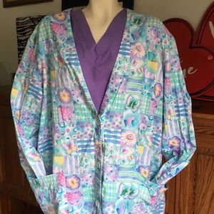Scrub Jacket ~ Pastels ~ Size 2XL